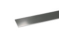 Listeprofil flad sølv - 2 x 25 mm x 2 m